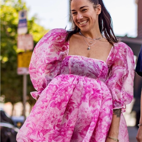 Selkie Pink Floral Long Sleeve Dress - Picture 6 of 8